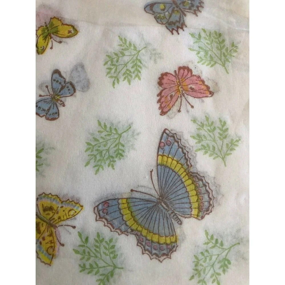 Butterfly Paper Napkins 20 Serviettes Crepe de Luxe Windsor Made in Denmark